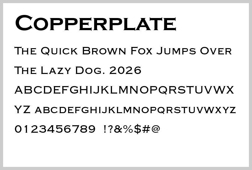 Copperplate
